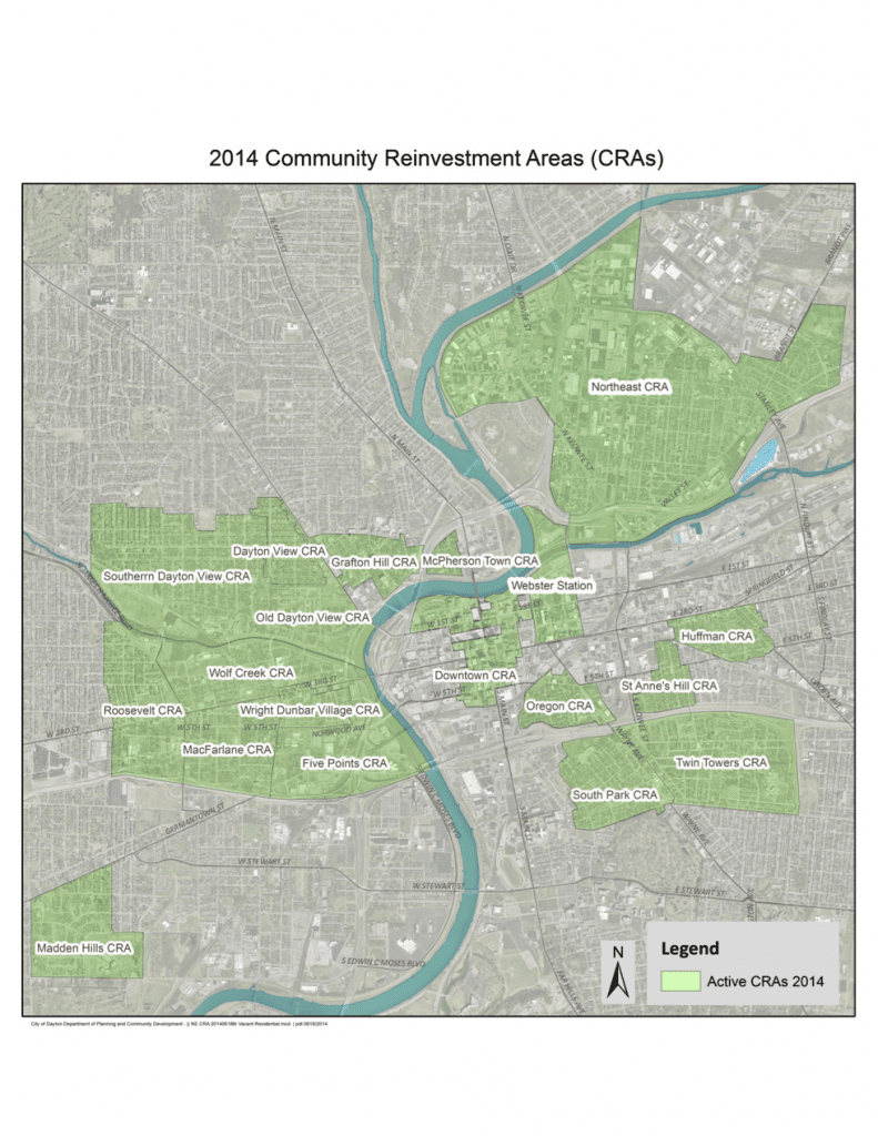 City-of-Dayton-Community Reinvestment Areas